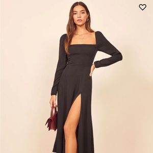 Reformation Sigmund Dress - Black